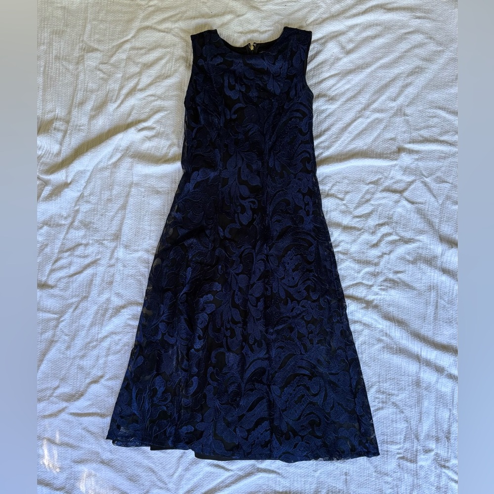 Tommy Hilfiger Navy Floral Cocktail Dress